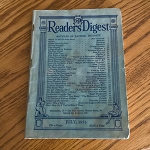 July 1933 readers digest